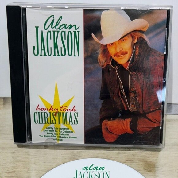 Alan Jackson Honky Tonk Christmas CD 1993 BMG Arista Records - Picture 1 of 6